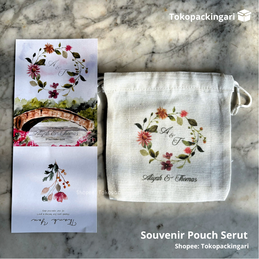 Souvenir Pouch Serut | Souvenir Pouch Sablon | Souvenir Pouch Blacu Serut | Souvenir Souvenir Pernik