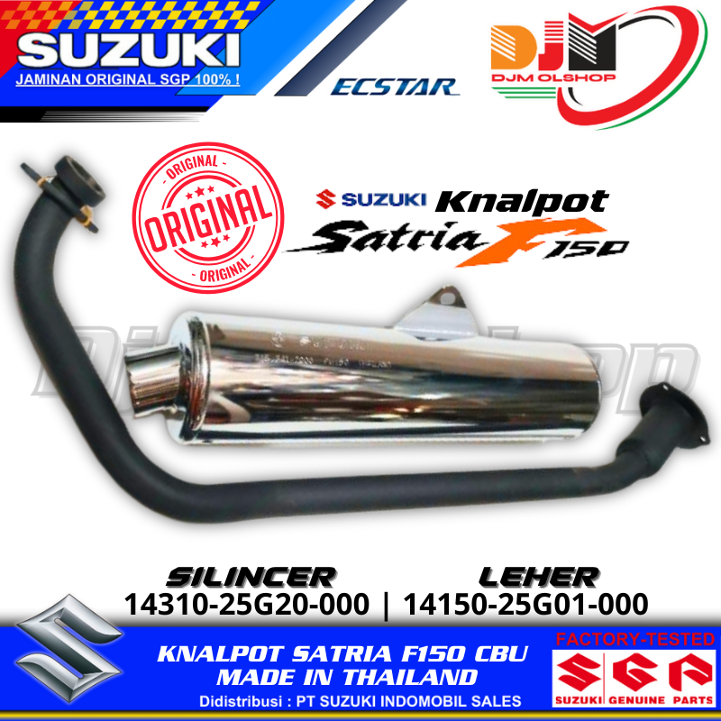 Kenalpot Suzuki Satria Fu150 SGP Model Thailand Original SGP
