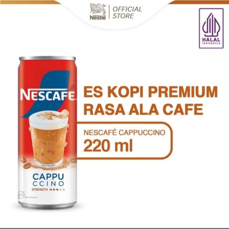 

NESCAFE CAPPUCINO 220ML READY STOK