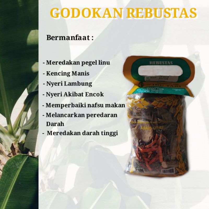 

JAMU GODOK / REBUSAN IBU TARI ( REBUSTAS )