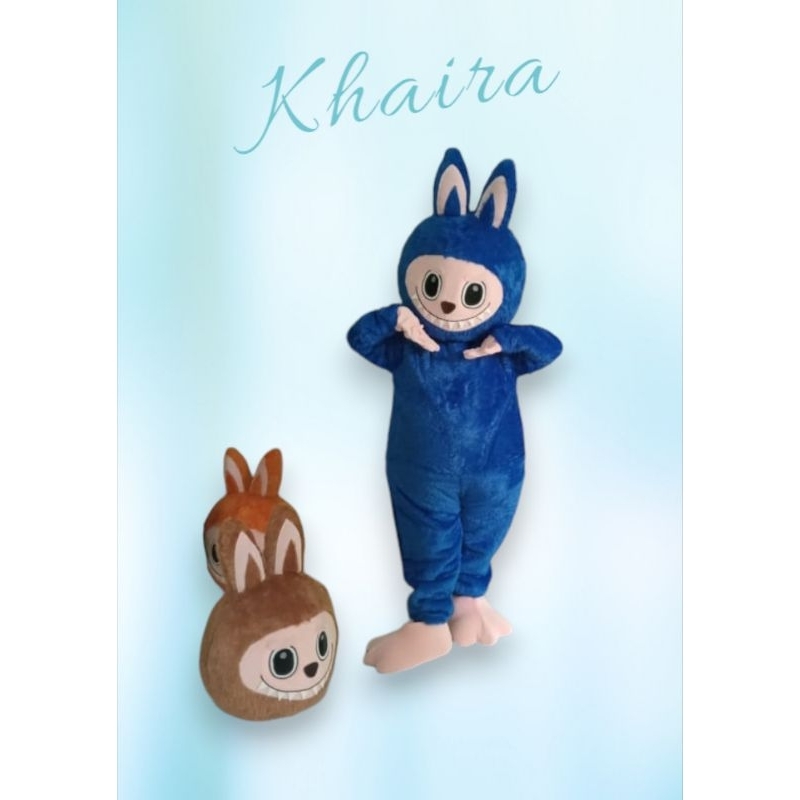 Kostum Badut Pororo Warna Biru