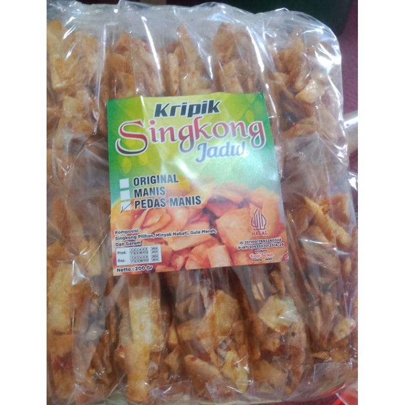 

keripik singkong pedas manis