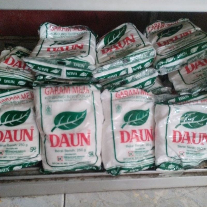 

garem meja konsumsi beryodium garem daun 250gr 1pcs