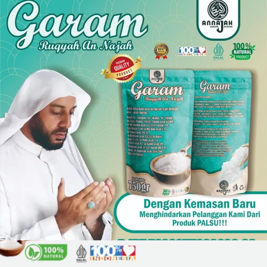 

garam ruqyah an najah menetralisir toko dan rumah yang angker