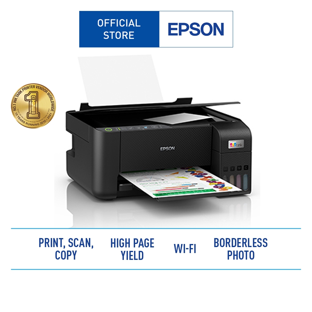 Printer EPSON EcoTank L3250 A4 All in One-EPSON L3250 Ink Tank Printer