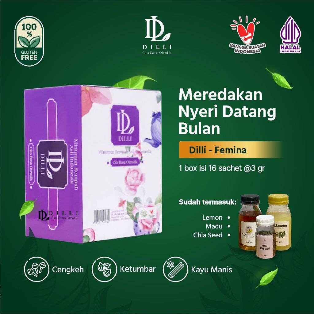 

Dilli Femina Minuman Herbal Tradisional Jsr Ramuan RImpang Detox Suplemen Kesehatan Tubuh Melancarkan Haid By Dilli.idn