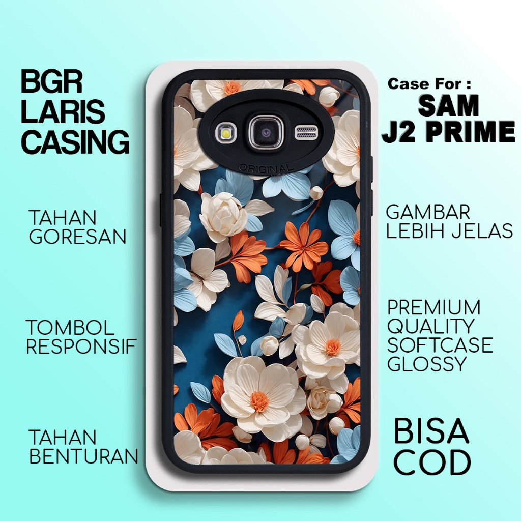 Case Samsung J2 Prime Terbaru Bunga Lucu Casing J2 Prime Hardcase Softcase Glossy Terlaris Termurah