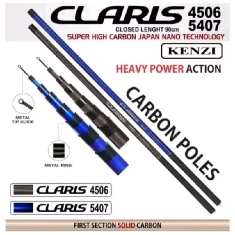Tegek Kenzi Claris carbon 450 dan 540