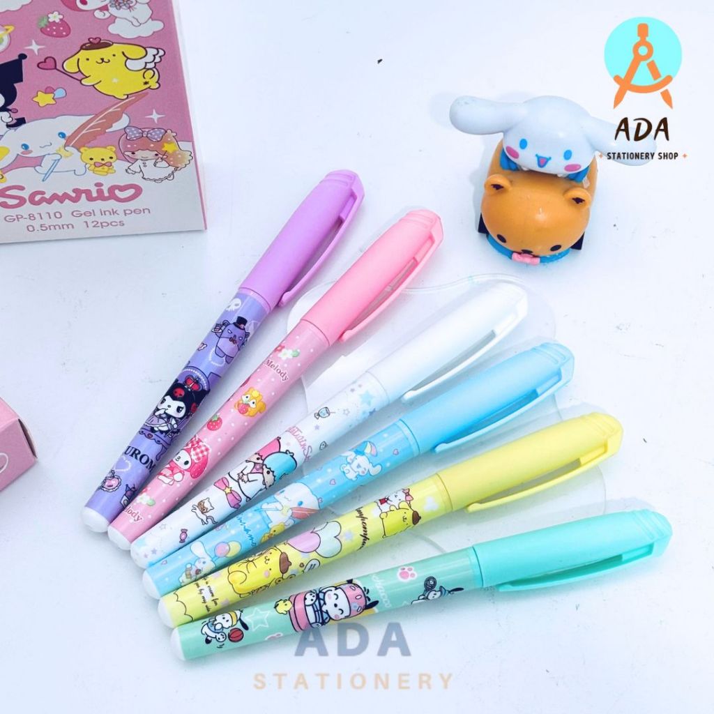 

SET 6pcs & SET 12pcs I-PEN SANRIO GP-8110/ GEL PEN/PEN LUCU