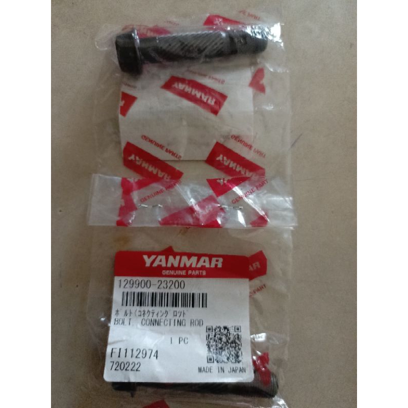 baut stang piston / bolt connecting rod yanmar 4tnv94 4tnv98 aw70 aw82 yh850 original