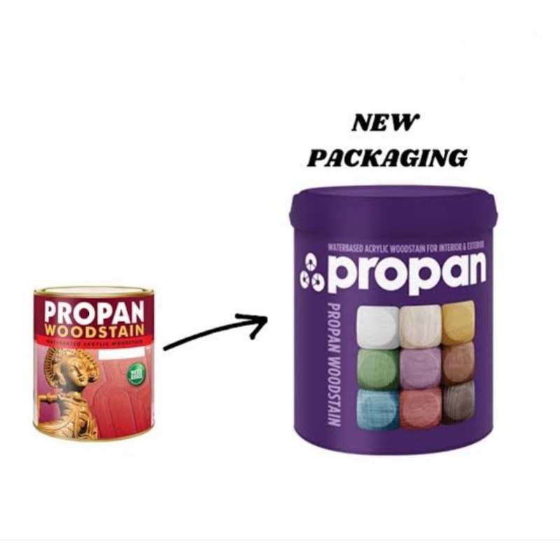 Woodstain Propan Waterbased 1ltr