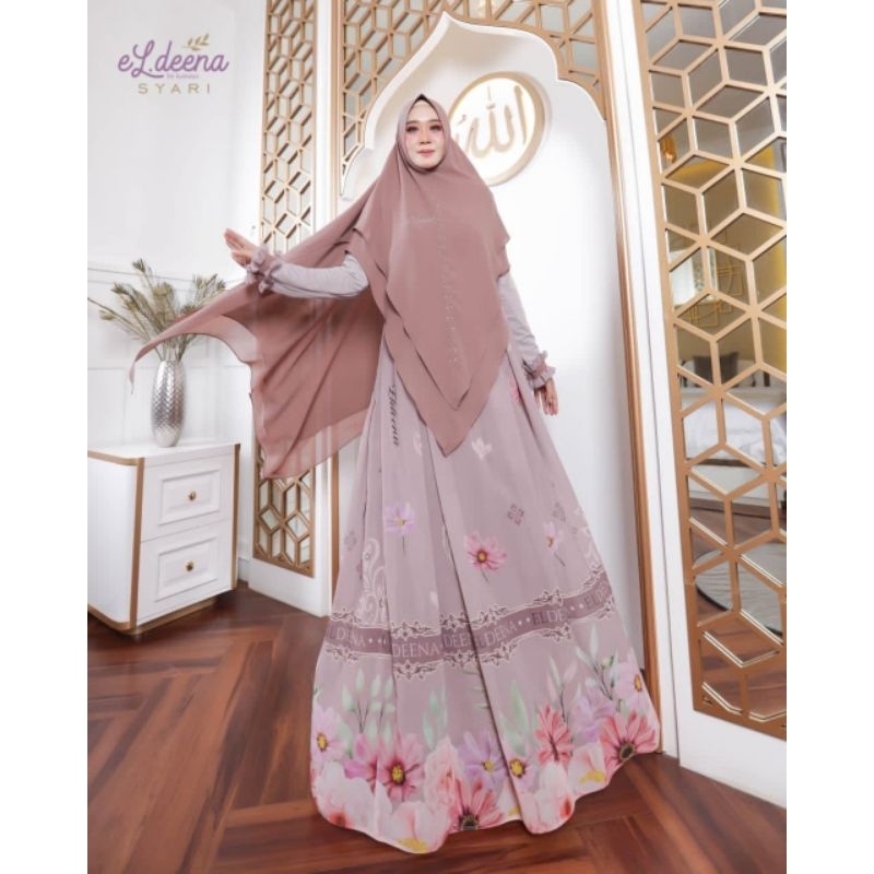 Gamis mimosa syari ori kanaya // gamis eldeena ori mauza series // gamis ori kanaya eldeena syari