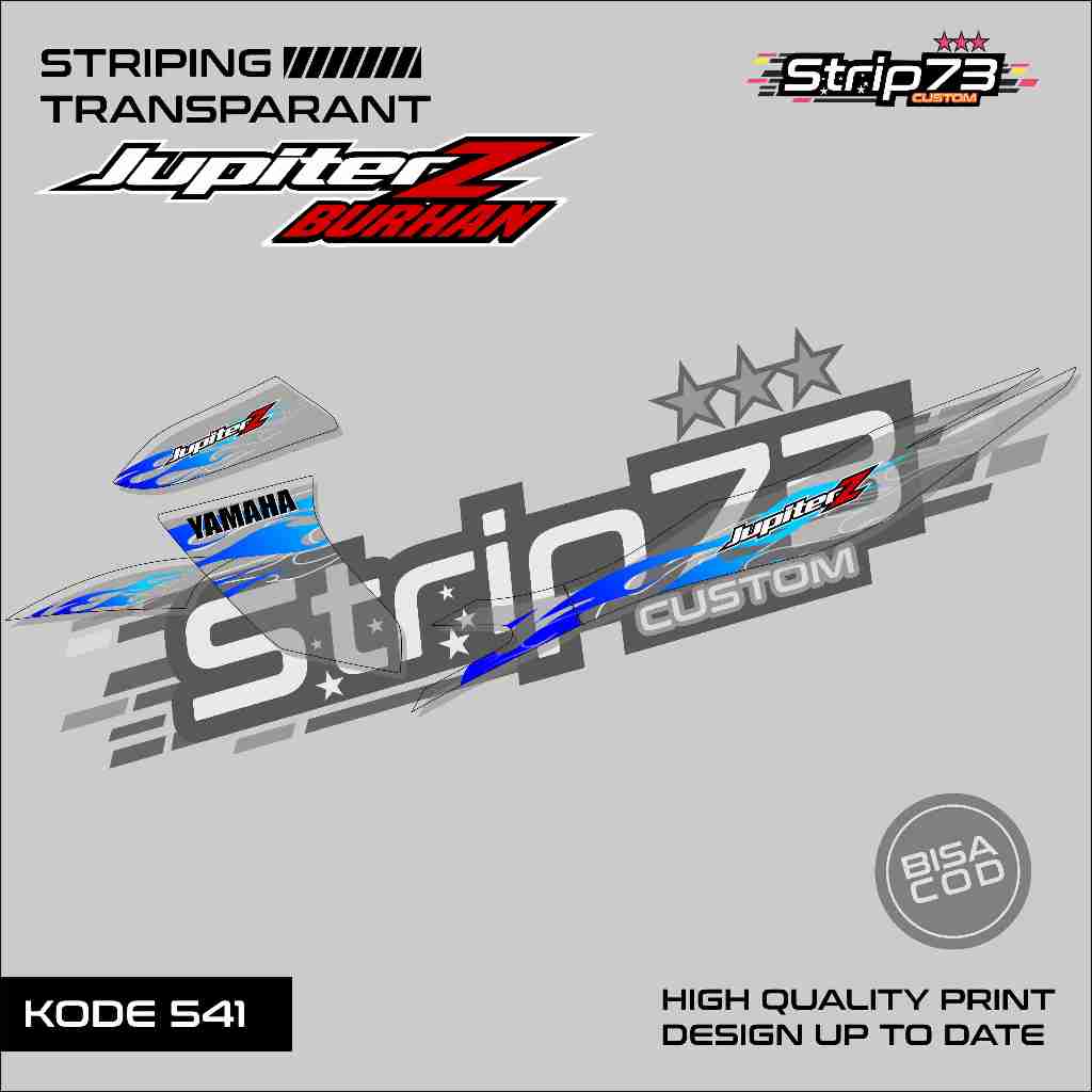 541 STRIPING TRANSPARAN JUPITER Z BURAN - STRIPING TRANSPARAN JUPITER Z BURHAN MOTIF API