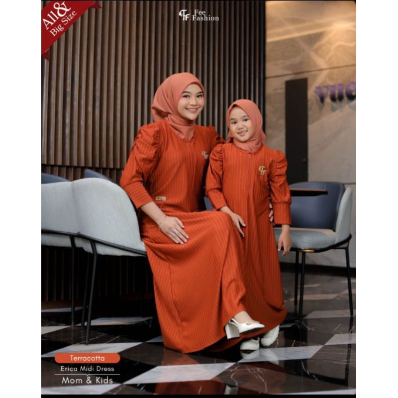 Erica Midi Dress Mom & Kids | Fee Fashion | GamisCouple