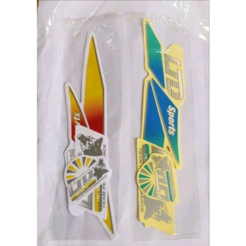Stiker helm LTD / Les helm LTD sport
