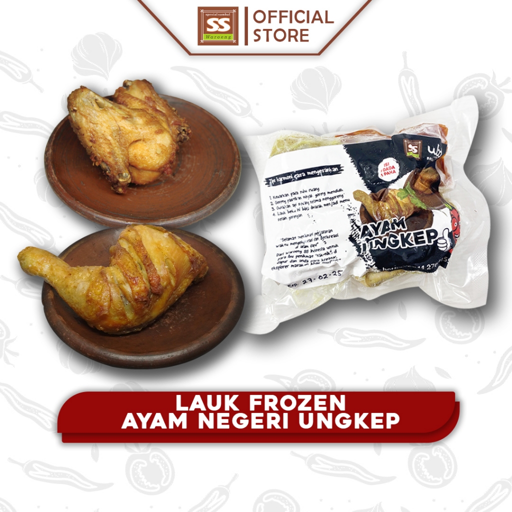 

LAUK FROZEN PAKET AYAM NEGERI KHAS WAROENG SPESIAL SAMBAL 'SS'