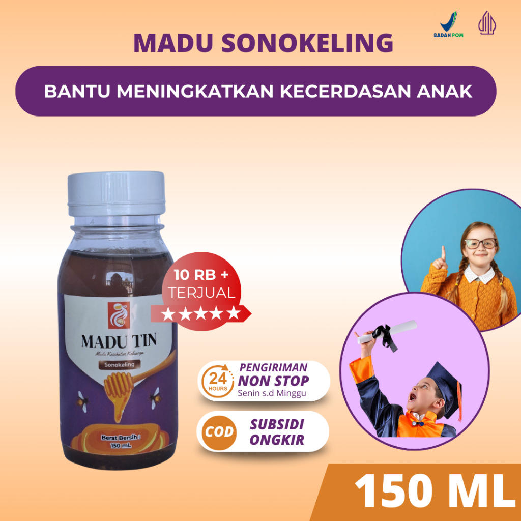 

Madu Tin Bantu Meningkatkan Kecerdasan Otak Anak dan Daya Ingat Meningkatkan Fokus Belajar Obat Anak Lancar Bicara Autisme Hiperaktif
