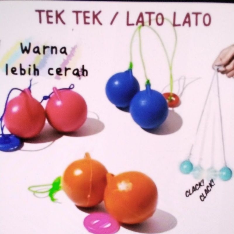 (grosir) Mainan jadul Lato Lato