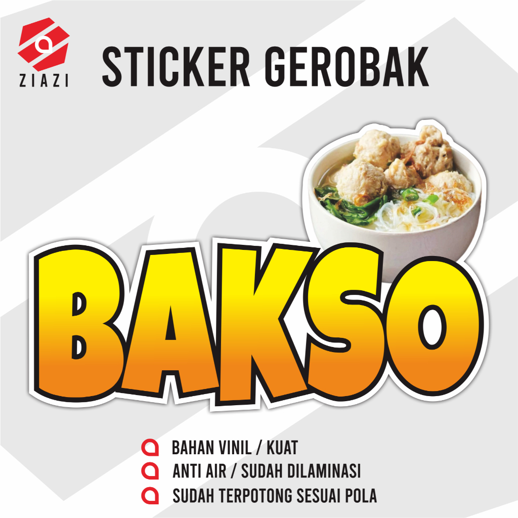 

Sticker Bakso Sticker Gerobak Sticker Kaca Sticker Etalase Sticker Nama Usaha Sticker Custom