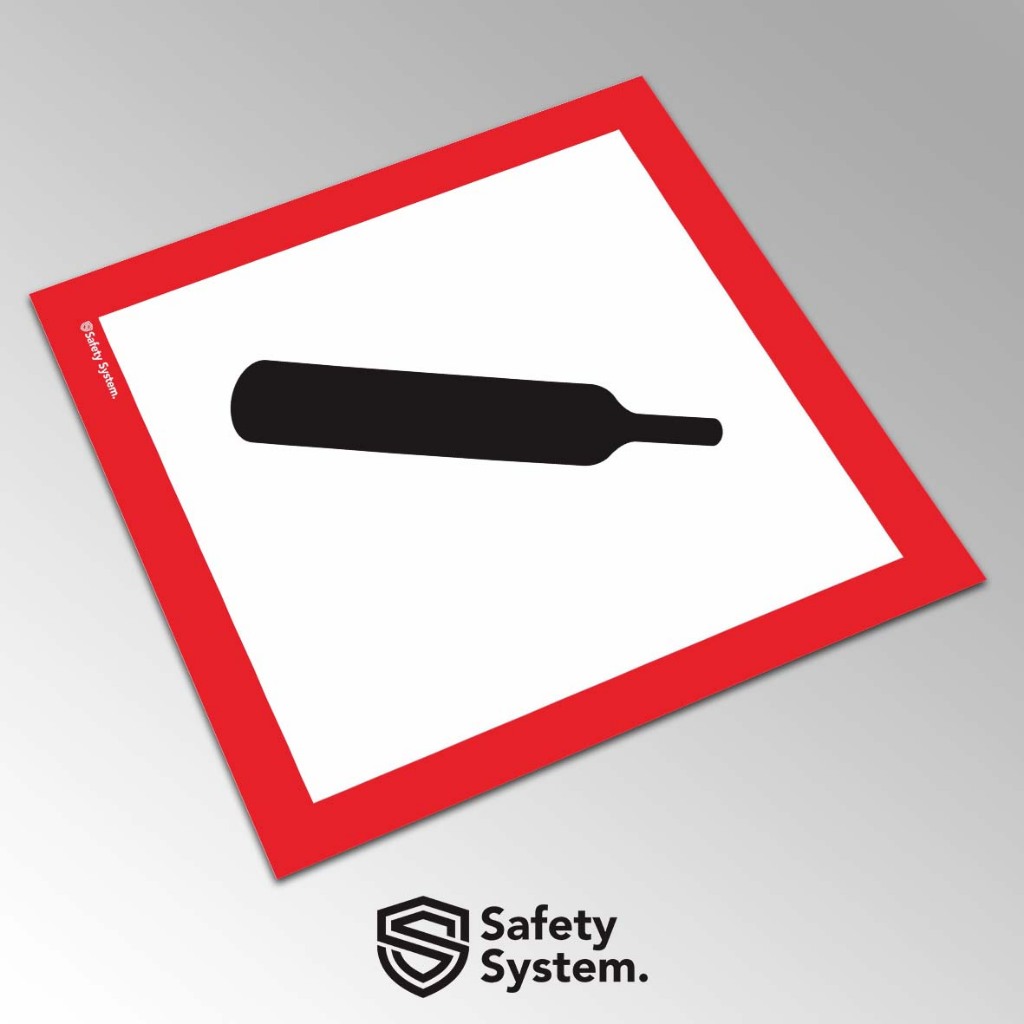 

Stiker Label Simbol B3 Kendaraan Pengangkut Dan Tempat Penyimpanan Kemasan Bahan Berbahaya Dan Beracun GHS Permen LH No 03 2008 - Gas Bertekanan Pressure Gas