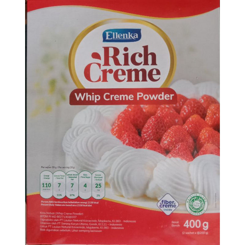 

Whip Creme Powder Rich Creme