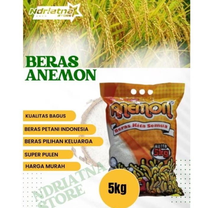 

beras premium anemon 5kg