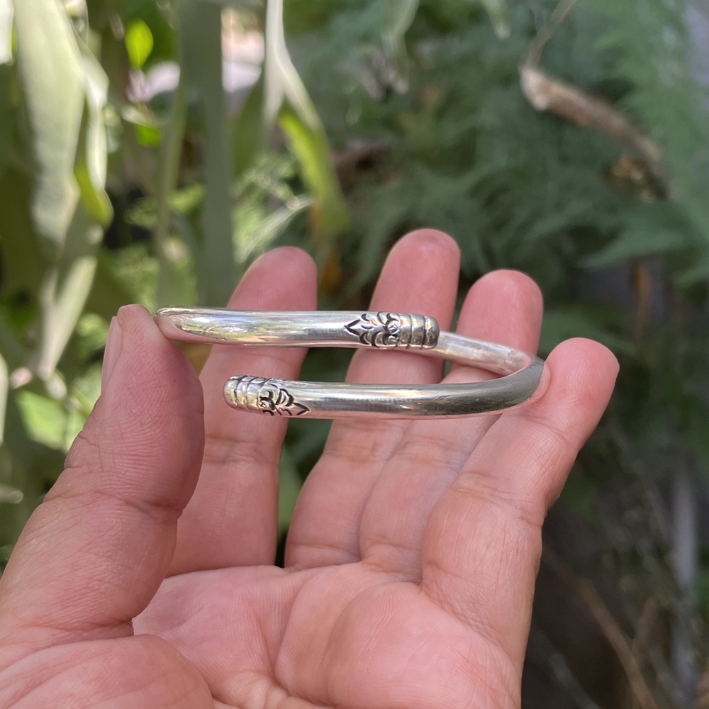 Gelang Bracelet Bangle Perak Silver Bali Asli 925 Padat Polos Anak Dewasa Wanita Pria Elegan Custom 