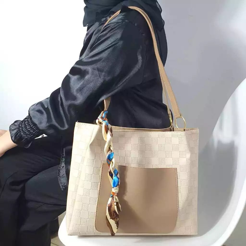 ALESHA - Tote bag wanita terbaru - Tas kuliah - Tas bahu - Tas toge wanita murah - Tas kekinian