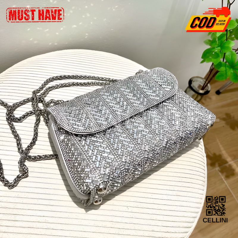 WANG101 - Tas Pesta Cantik CELLINI Tas Pesta Import/SlingBag/Tas Pesta Bahu