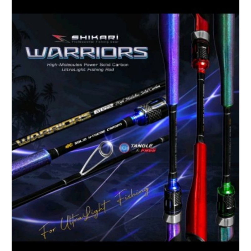 Joran ul Shikari WARRIORS Solid carbon 2-6lb