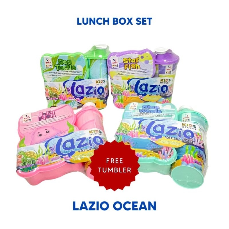 Lunch Box Set Lazio Free Botol Minum/ Lunch Box Set Torino Free Botol Minum.