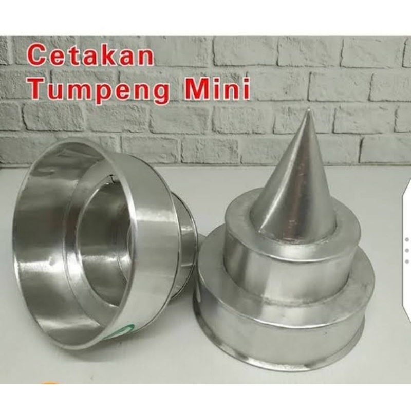 Loyang Cetakan Tumpeng Mini / Cetakan Tumpeng Nasi Kuning Mini.