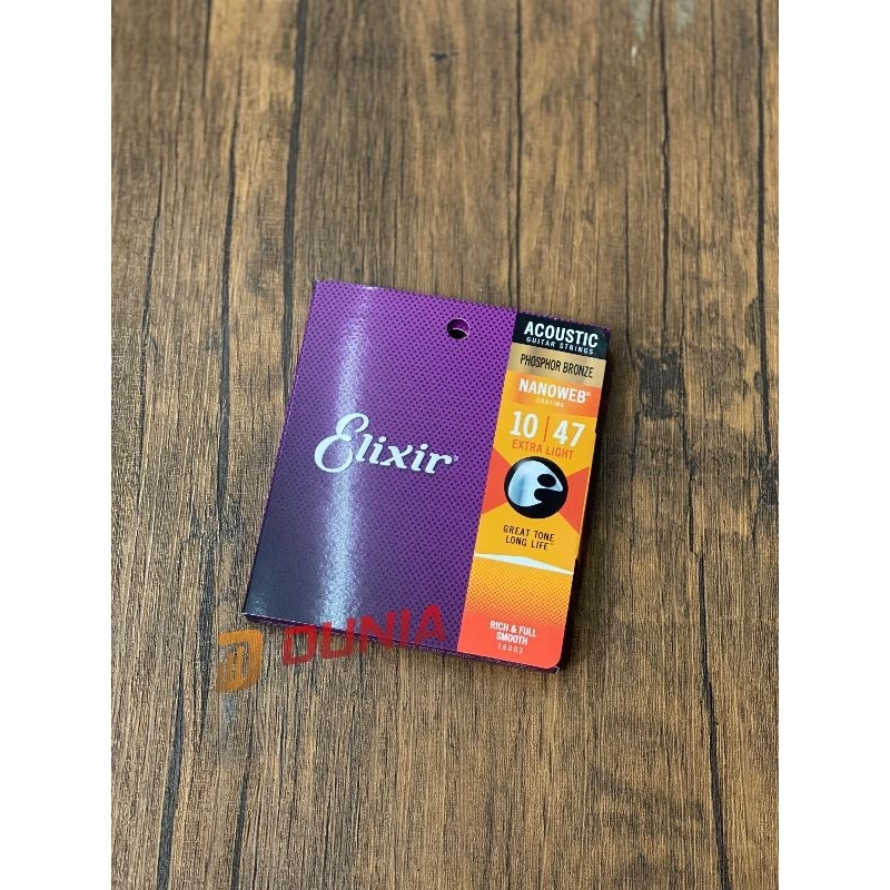 Senar Gitar Akustik Elixir Original Nanoweb
