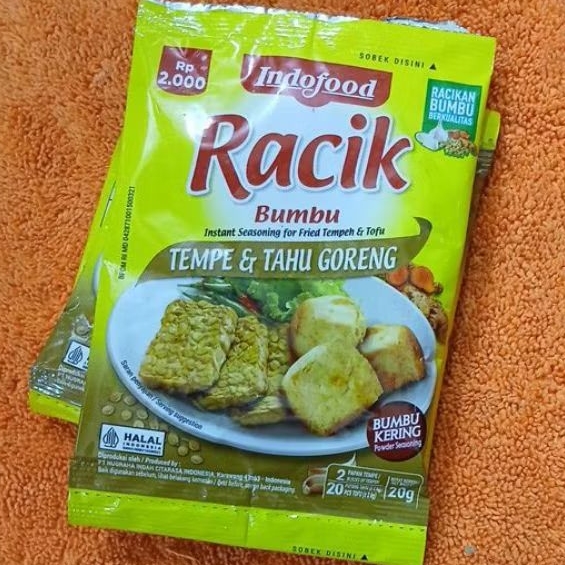 

RACIK TEMPE & TAHU GORENG ISI 10