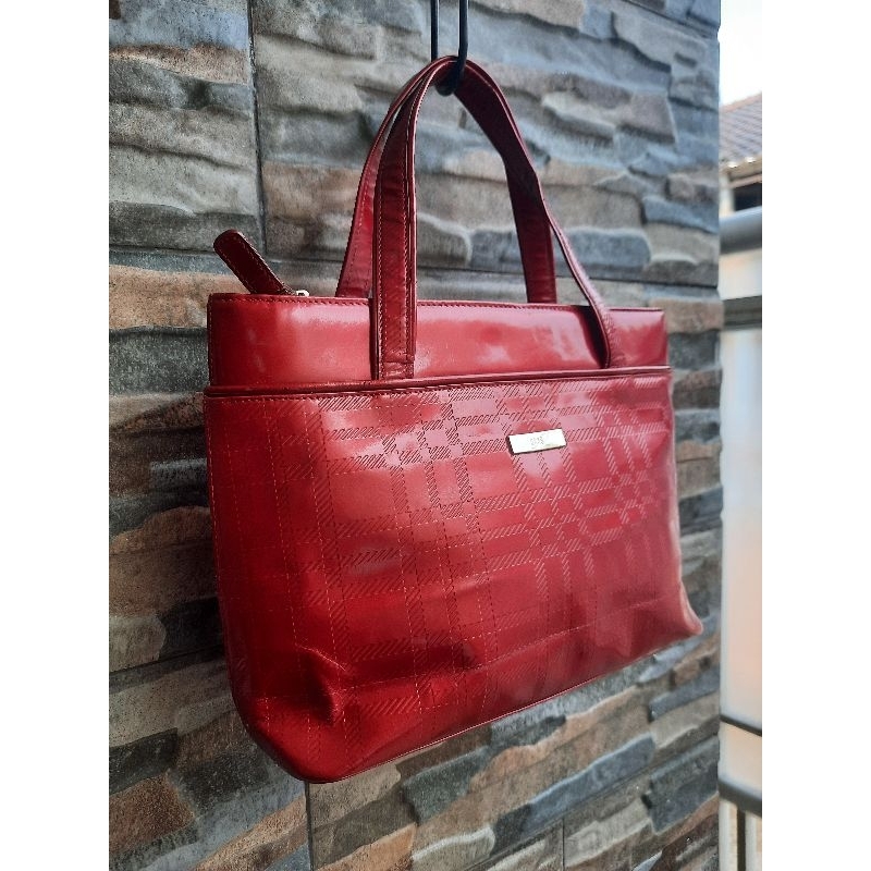 Tenteng Merah DAKS - TAS PRELOVED BRANDED ORIGINAL