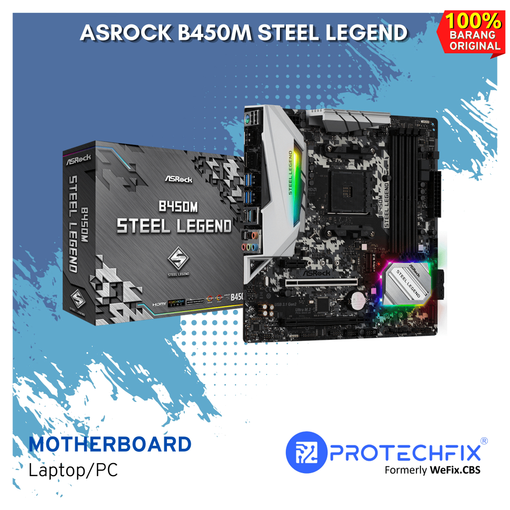 Motherboard ASROCK B450M STEEL LEGEND