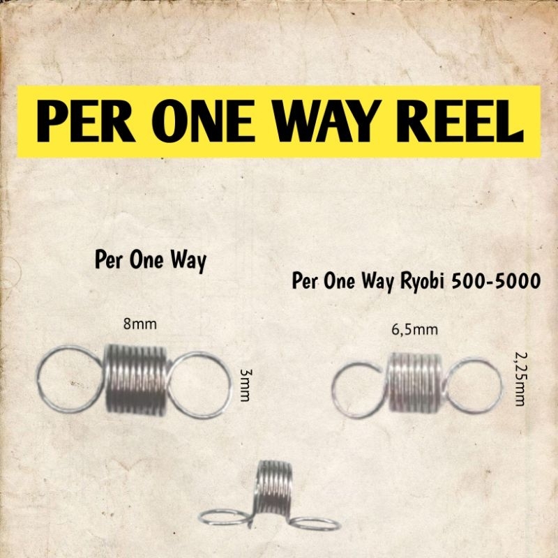 PER ONE WAY REEL/PER ONE WAY RYOBI 500-5000