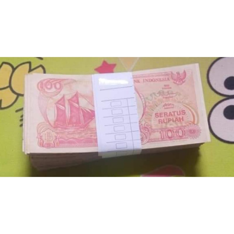 Uang Zadoel 100 Rupiah Perahu Layar Thn 1992 ( ORIGINAL )
