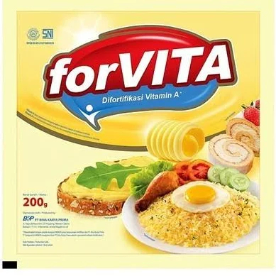 

Forvita Margarin 200gr / Mentega