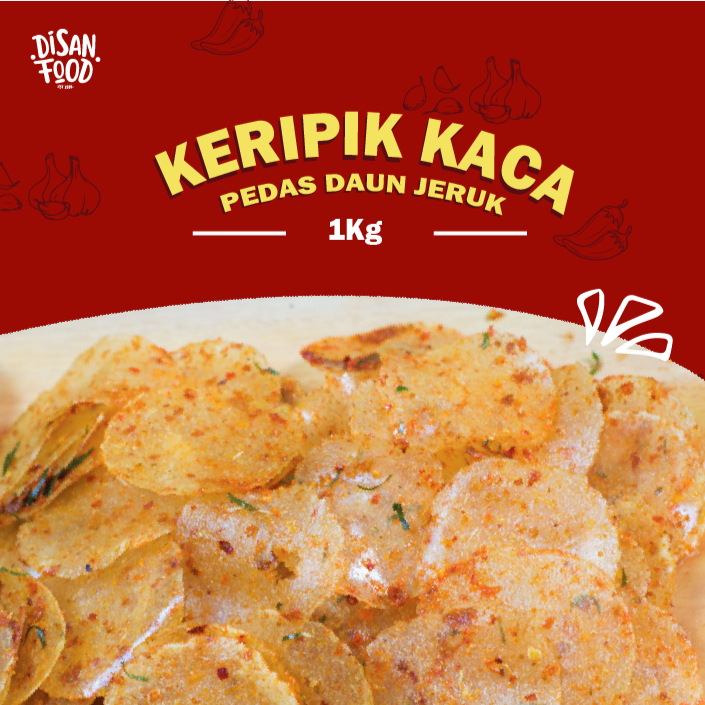 

DisanKu Keripik Kaca Pedas Daun Jeruk 1Kg