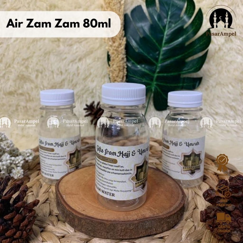 

Air Zam - Zam 80ml | DIJAMIN ASLI 100% Dari Barcode Mekkah