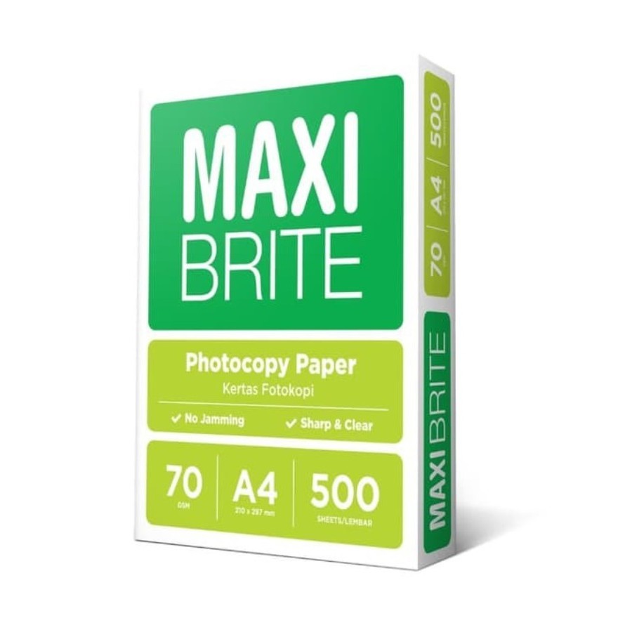 

Kertas HVS F4 A4 70 gr 70 gsm 70gsm 70gram MAXI BRITE - 70gsm gr