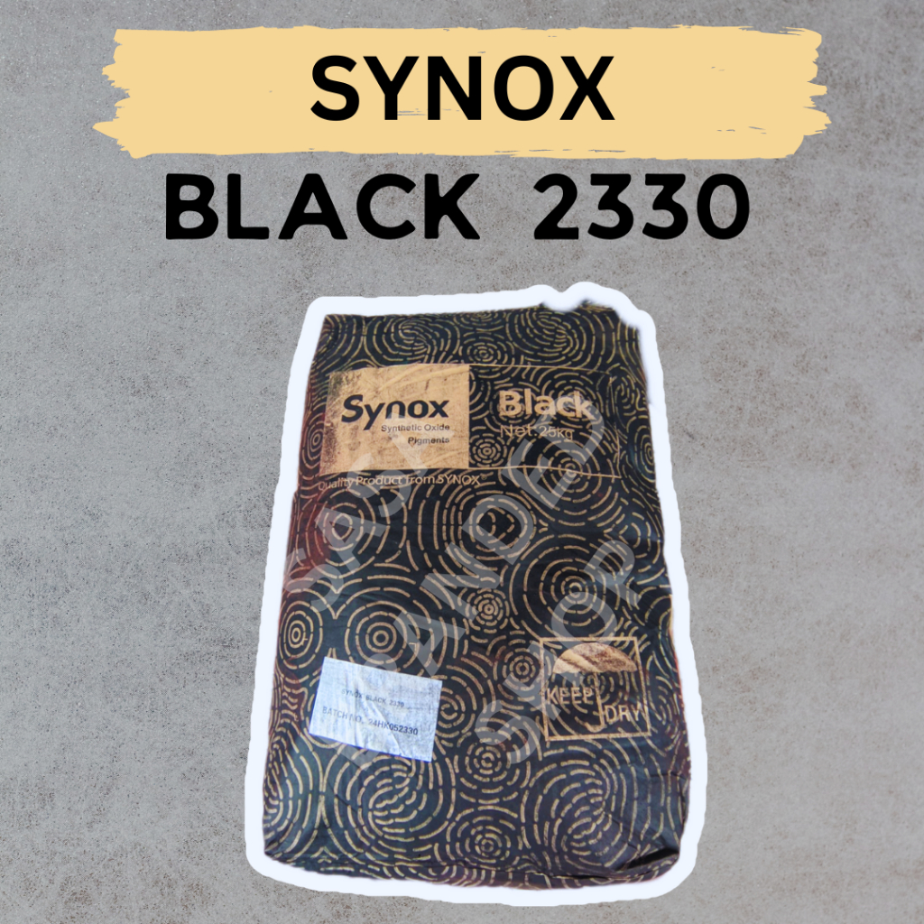 Pewarna / Iron Oxide / Pigment / Oker / Verf - Synox / Synthetic Oxide Pigment 25KG - Black 2330