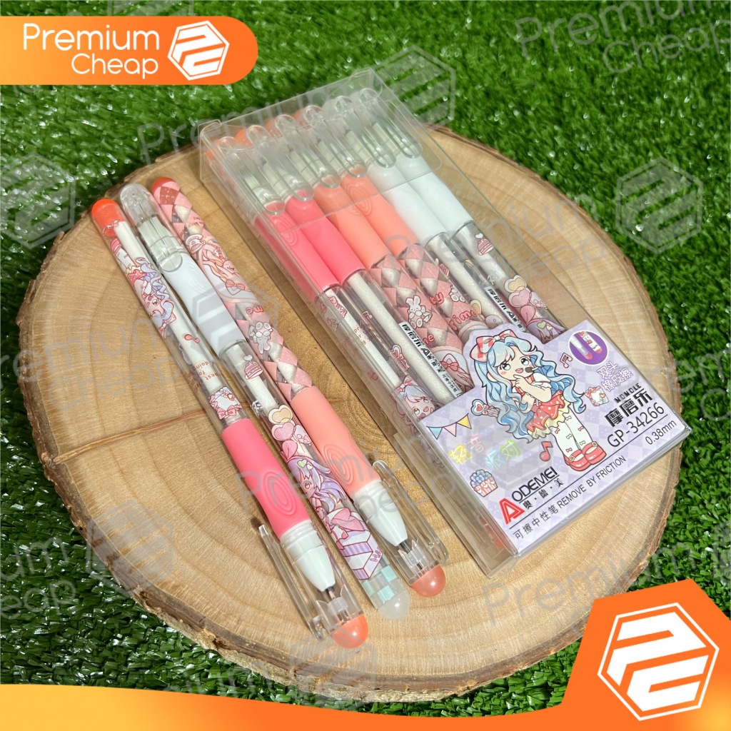 

[12 PCS] Pen Hapus Gel Pen Erasable Odemei GP34266 Miku