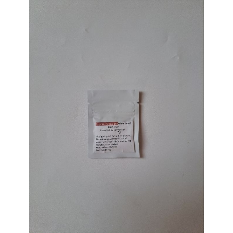 

[CLEARANCE SALE] Red Star Premier Classique Wine Yeast, repacked 5g WAJIB BACA DESKRIPSI!!