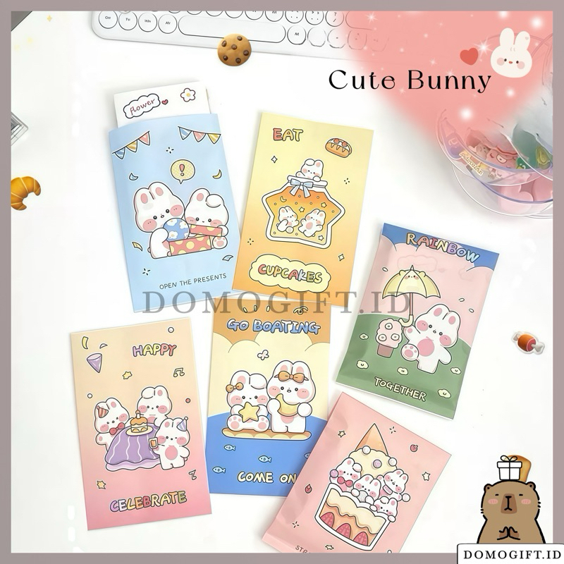 

Amplop Packing Lucu Kertas Aesthetic Model Cartoon Paperbag ST04