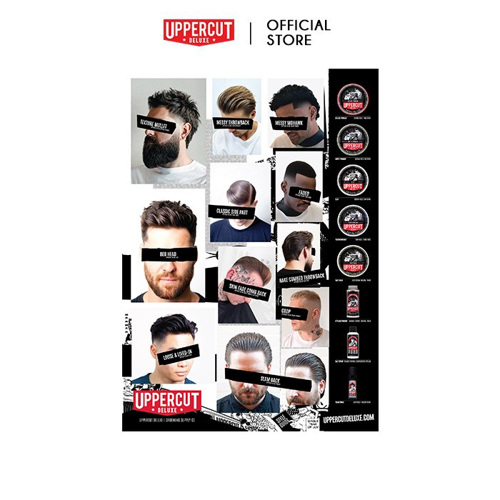 Uppercut Deluxe Styling Guide Poster