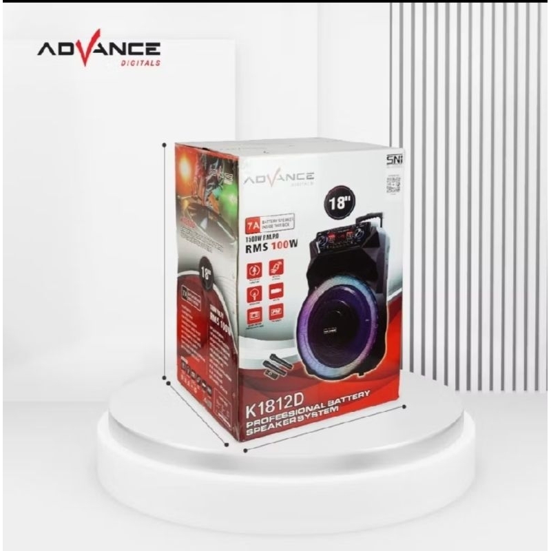 ADVANCE SPEAKER K1812D