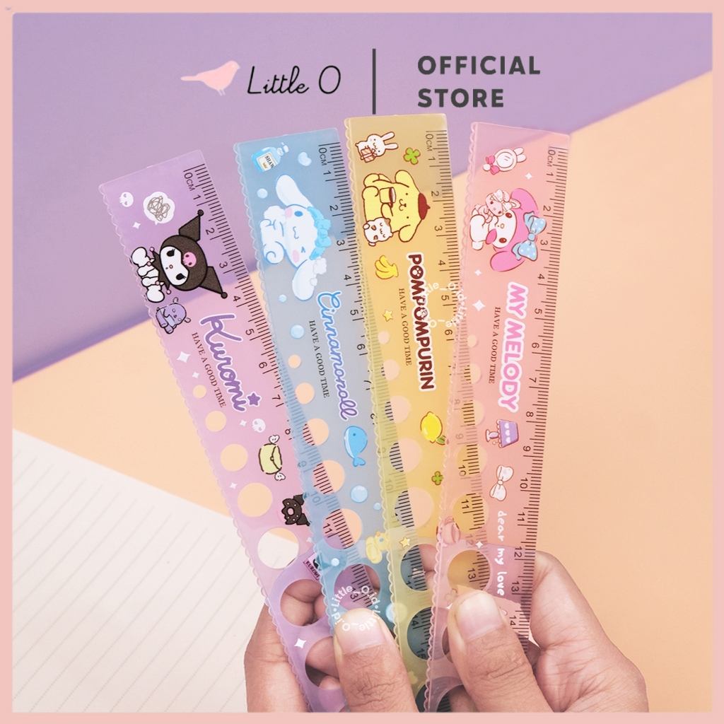 

Penggaris Sanrio Circle 18cm Ruler Sanrio Penggaris Plastik Mistar