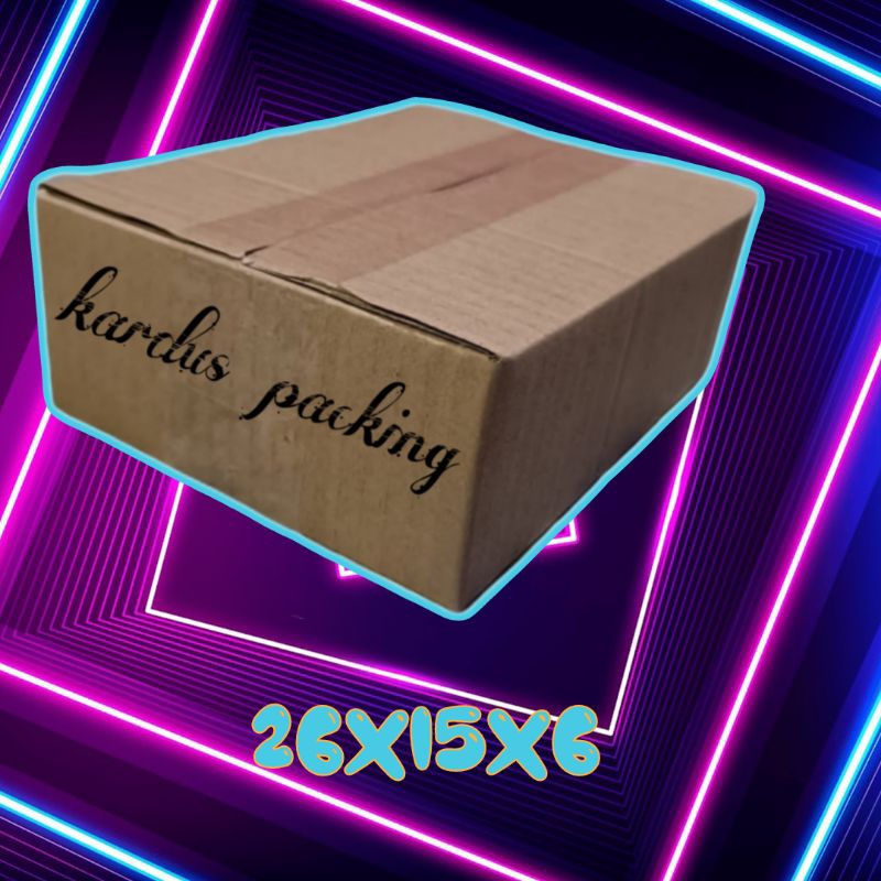 

kardus packing UK 26x20x6 kardus besar kardus kecil